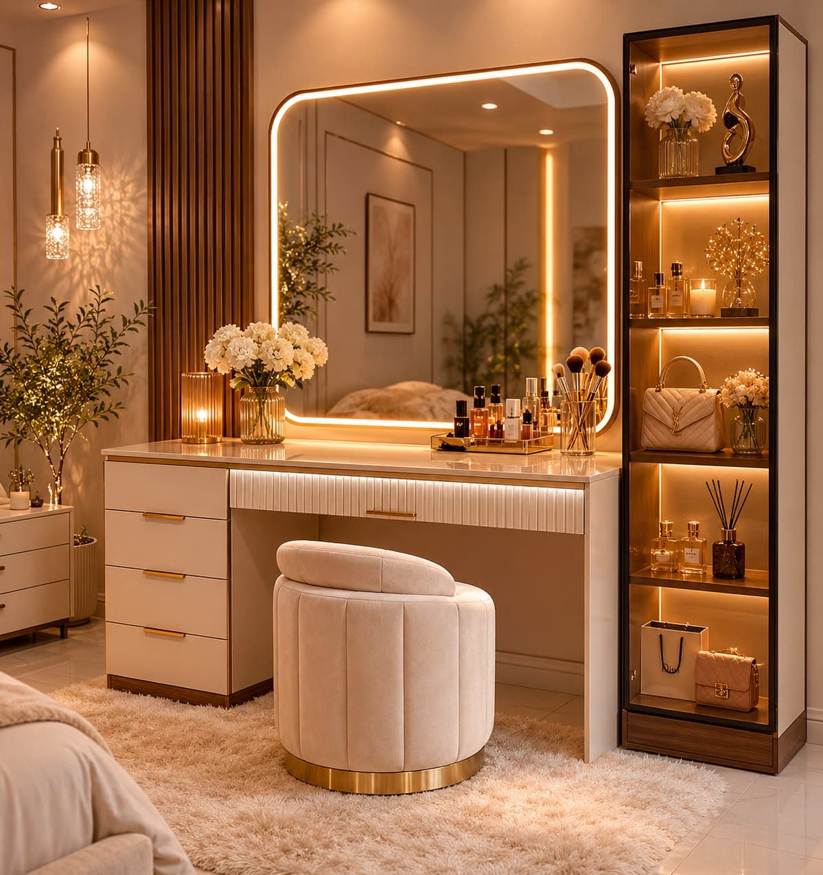 Styling stations inside Rxclusive Salon Suites