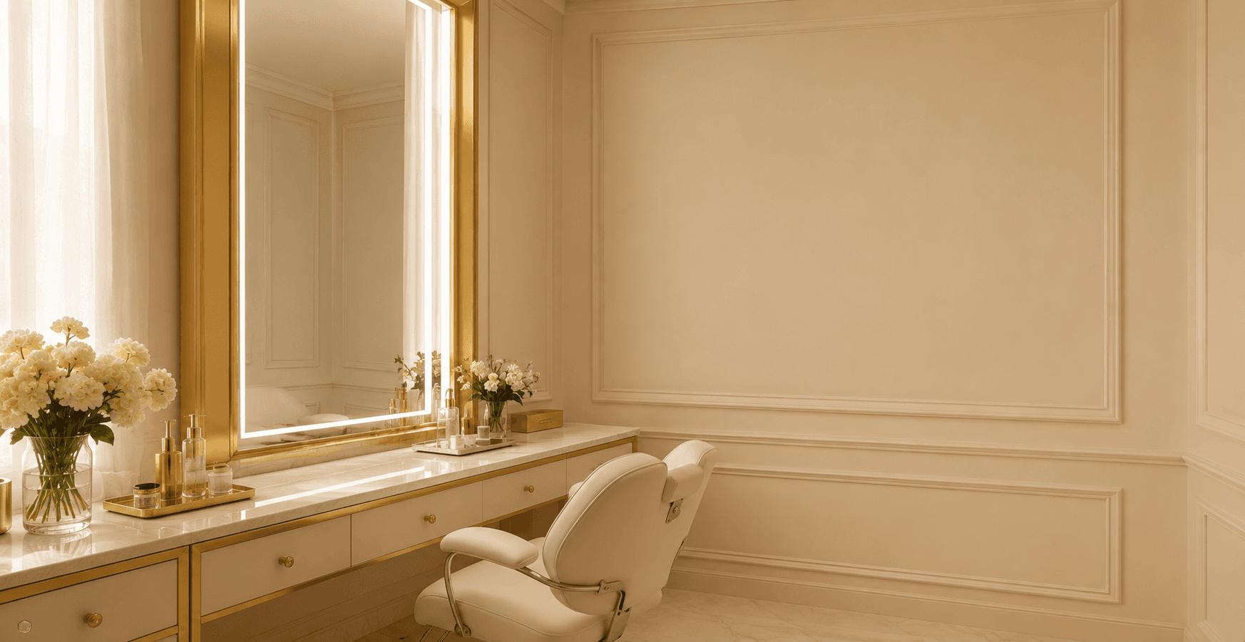 Luxury salon suite interior